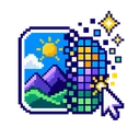 Pixel Art Base logo