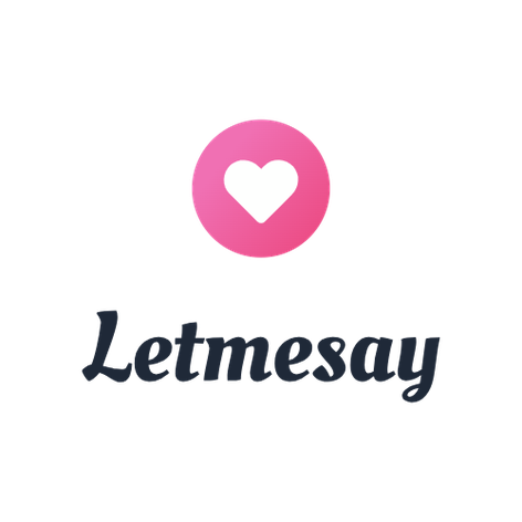 Let me say logo