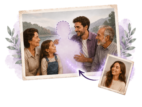 Add Person to Photo logo